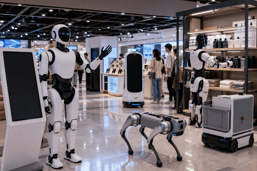 京东MALL迎来首批“机器人员工” 具身智能加速落地线下零售